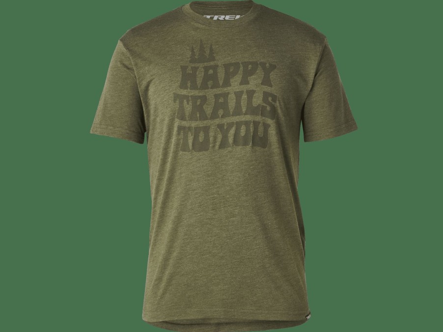 Apparel Trek T-Shirts | Trek Trails Unisex T-Shirt Olive Green