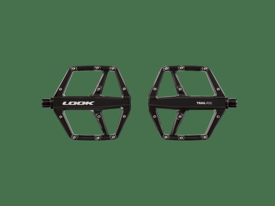 Parts Trek Pedals | Look Geo Trail Roc Flat Pedal Black