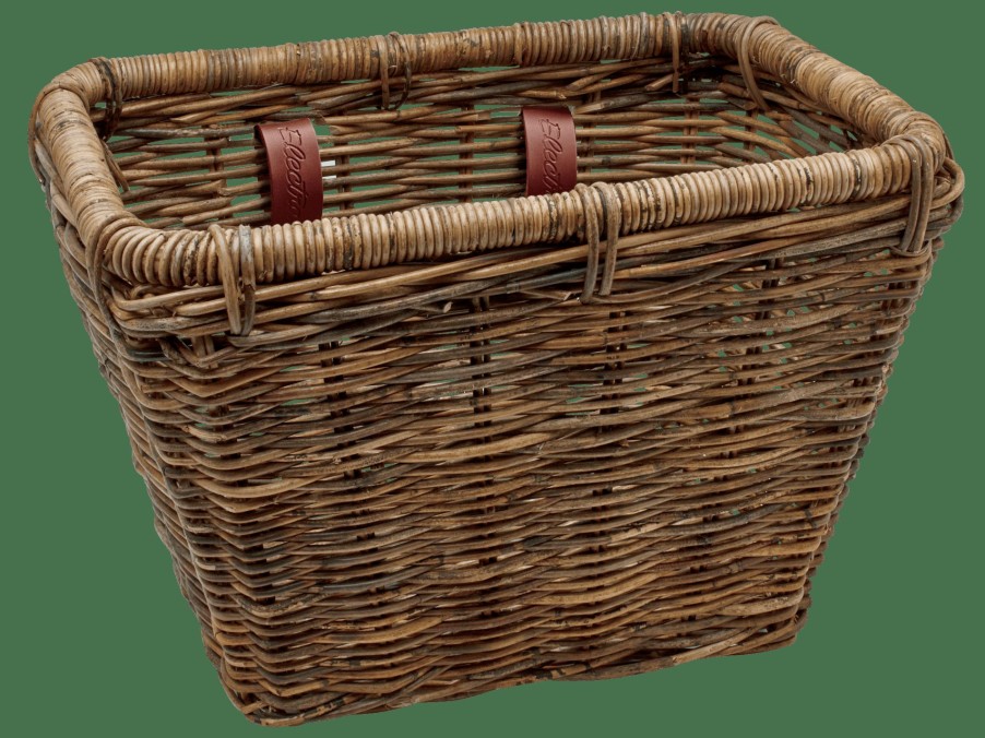 Accessories Trek Baskets | Electra Woven Rattan Rectangular Basket Brown