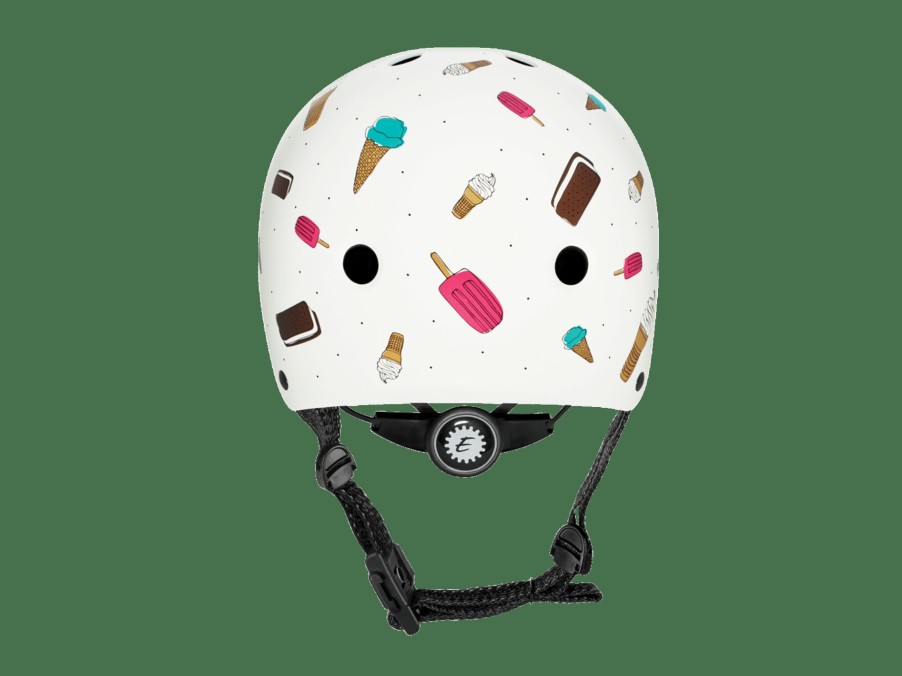 Apparel Trek Fitness & Commuter Helmets | Electra Lifestyle Lux Soft Serve Graphic Helmet White/Teal