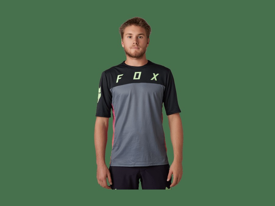 Apparel Trek Jerseys | Fox Racing Defend Cekt Mountain Bike Jersey Black/Grey