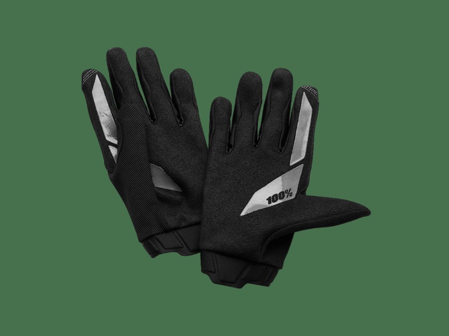 Apparel Trek Gloves | 100% Ridecamp Women'S Mountain Bike Glove Black/Grey