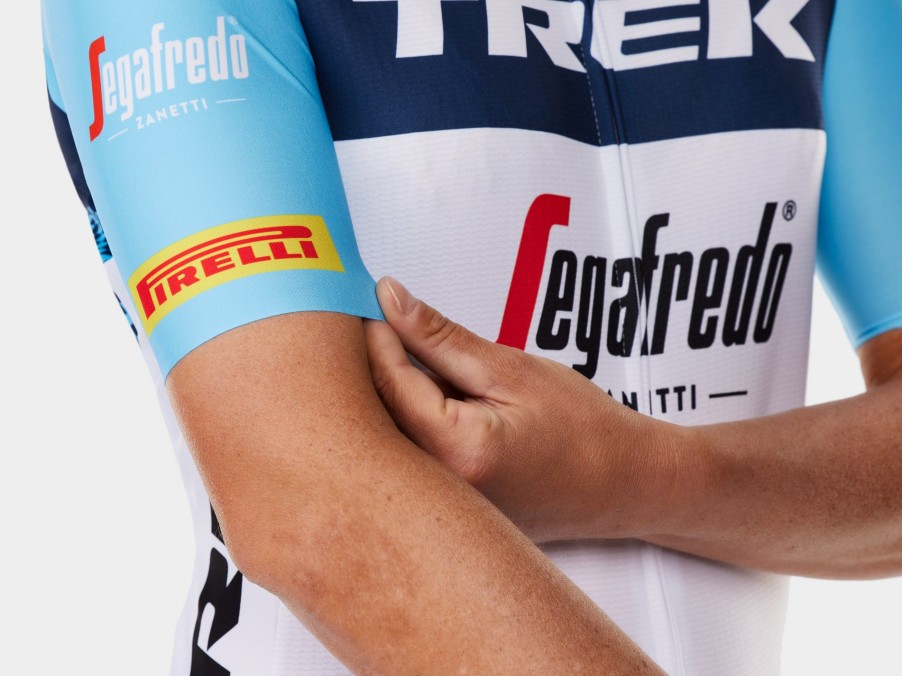 Apparel Trek Team Wear | Santini Trek-Segafredo Women'S Team Replica Race Jersey White/Light Blue