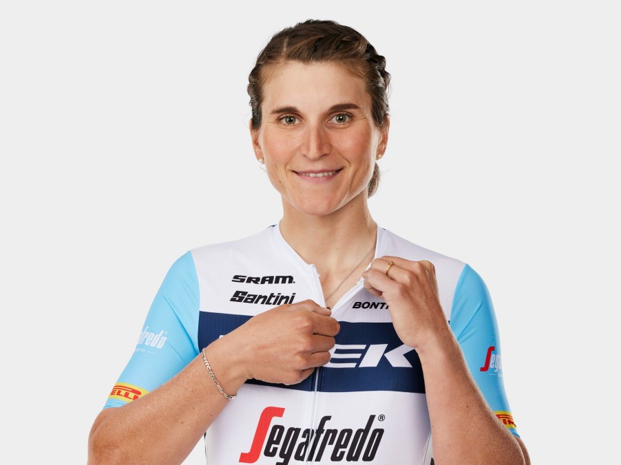 Apparel Trek Team Wear | Santini Trek-Segafredo Women'S Team Replica Race Jersey White/Light Blue