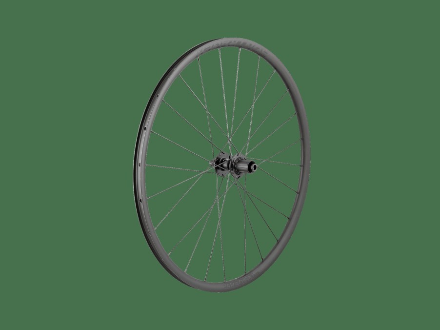 Parts Trek Road Wheels | Bontrager Paradigm Sl Centerlock Disc 24H Silver Nipples 700C Road Wheel Black