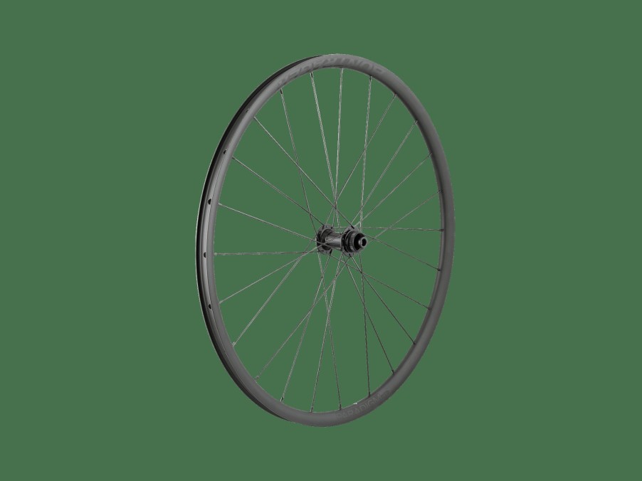 Parts Trek Road Wheels | Bontrager Paradigm Sl Centerlock Disc 24H Silver Nipples 700C Road Wheel Black