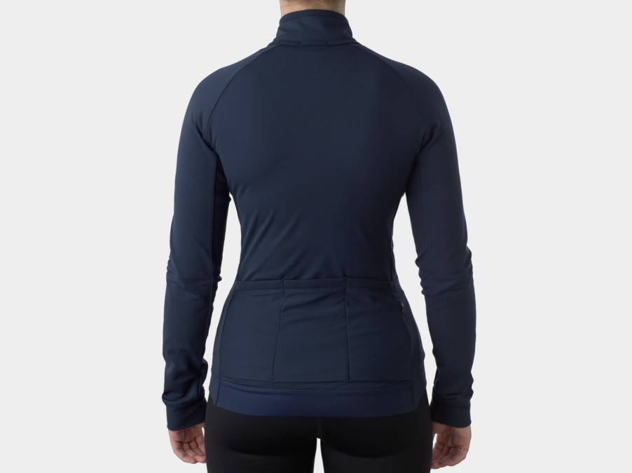 Apparel Trek Jerseys | Bontrager Circuit Women'S Thermal Long Sleeve Cycling Jersey Deep Dark Blue