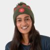 Apparel Trek Casual Wear | Trek Holiday Pom Beanie Dark Green