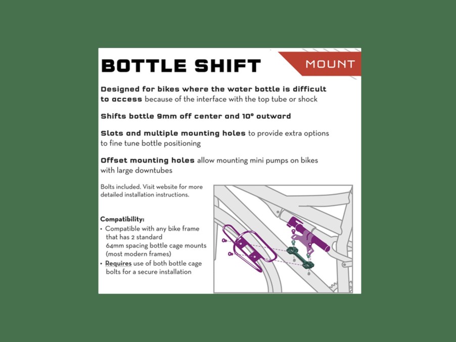 Accessories Trek Water Bottle Cages | Wolf Tooth B-Rad Bottle Shift