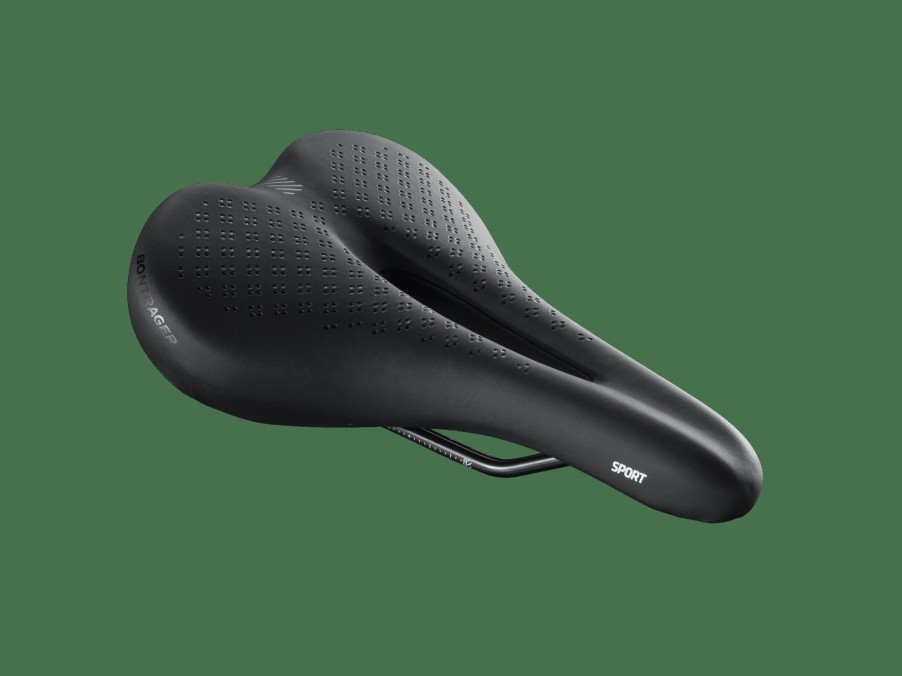 Parts Trek Saddles | Bontrager Sport Women'S Bike Saddle Black