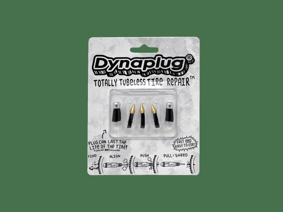 Parts Trek Tubeless Accessories | Dynaplug Variety Tubeless Tire Repair Plugs 5 Pack Black