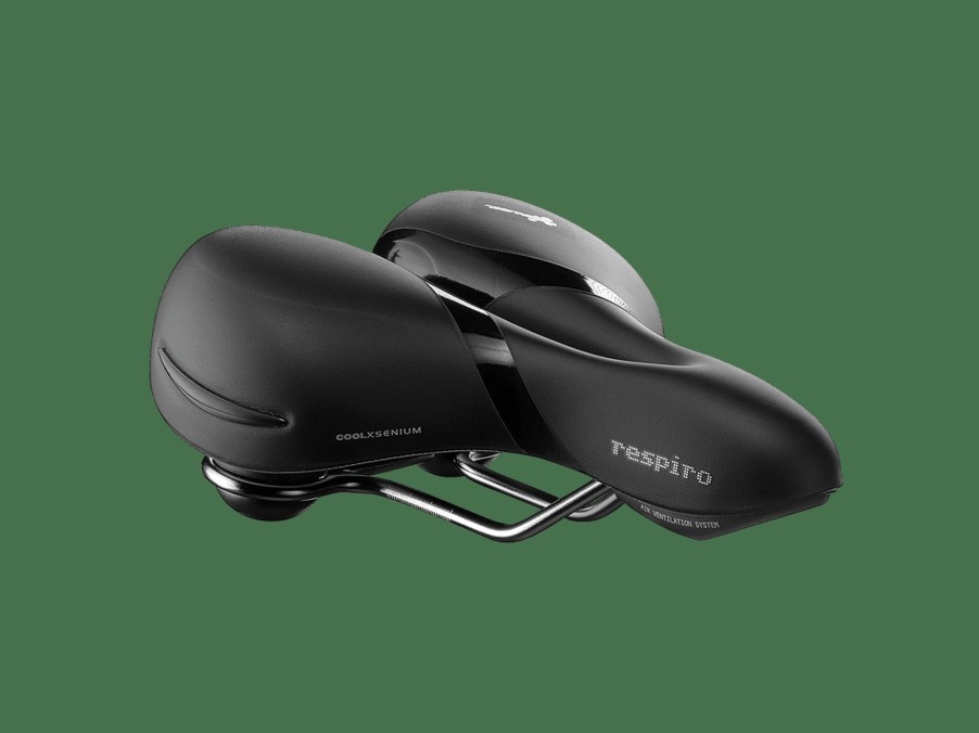 Parts Trek Saddles | Selle Royal Respiro Relaxed Unisex Bike Saddle Black