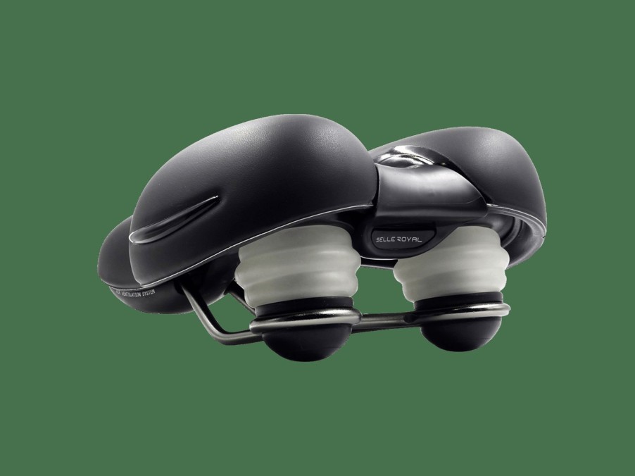 Parts Trek Saddles | Selle Royal Respiro Relaxed Unisex Bike Saddle Black