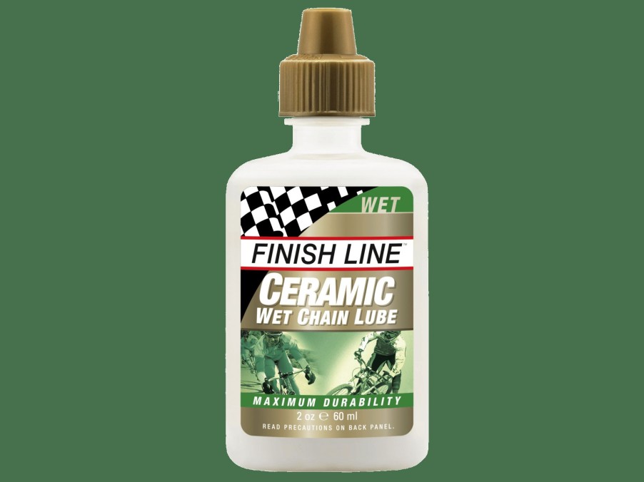 Accessories Trek Cleaning & Lubrication | Finish Line Pro Road Ceramic Wet Lube Yellow