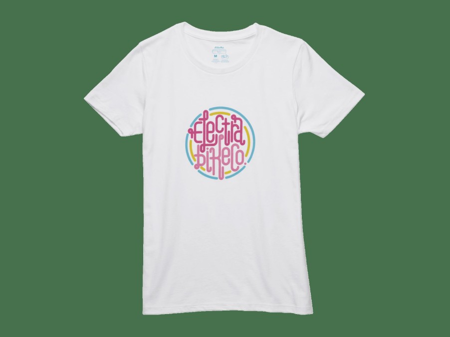 Apparel Trek T-Shirts | Electra Neon Women'S T-Shirt White