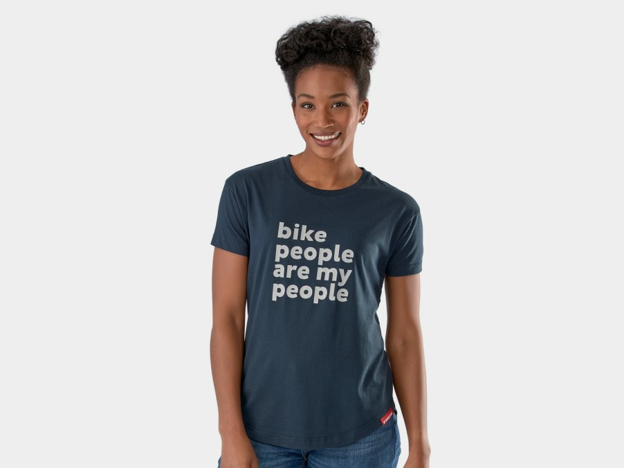 Apparel Trek T-Shirts | Trek Bike People Women'S T-Shirt Navy