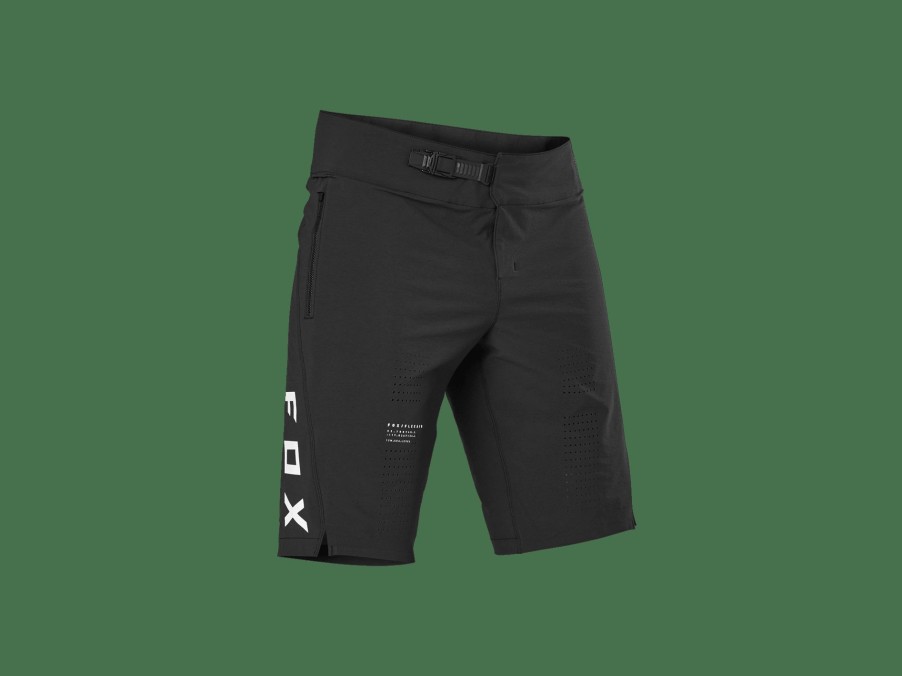 Apparel Trek Shorts & Bib Shorts | Fox Racing Flexair Mountain Bike Short Black/White