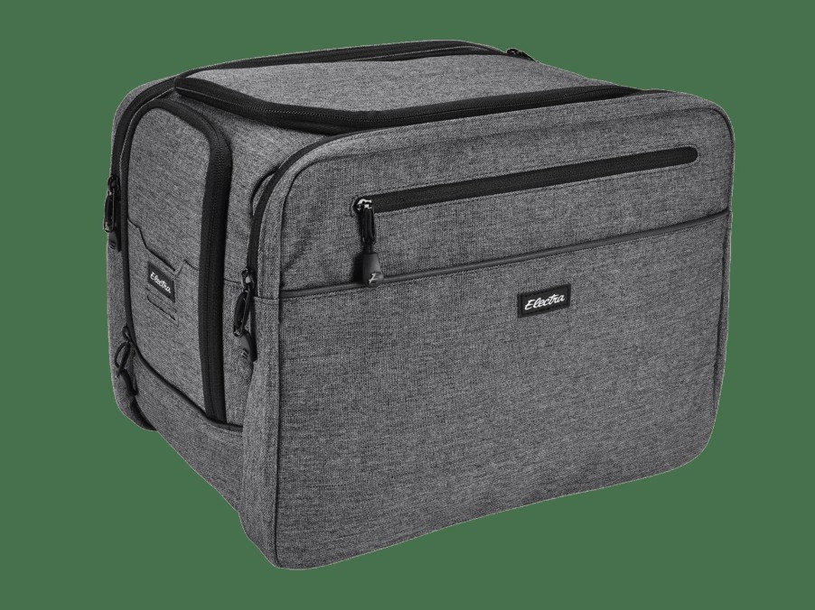 Accessories Trek Bags & Panniers | Electra Charcoal Trunk Rear Rack Bag Dark Grey