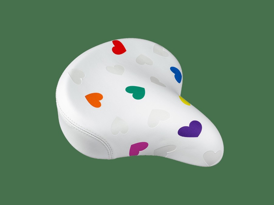 Parts Trek Saddles | Electra Heartchya Cruiser Bike Saddle White