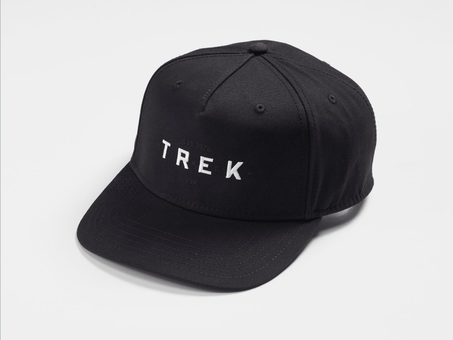 Apparel Trek Casual Wear | Trek Block Snapback Hat Black