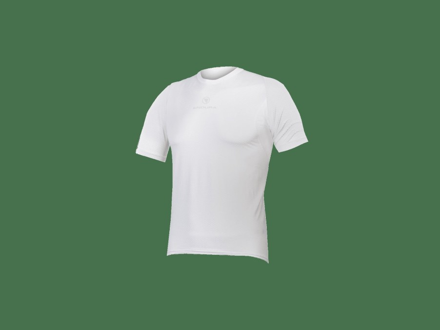 Apparel Trek Baselayers | Endura Translite Short Sleeve Cycling Baselayer Ii White