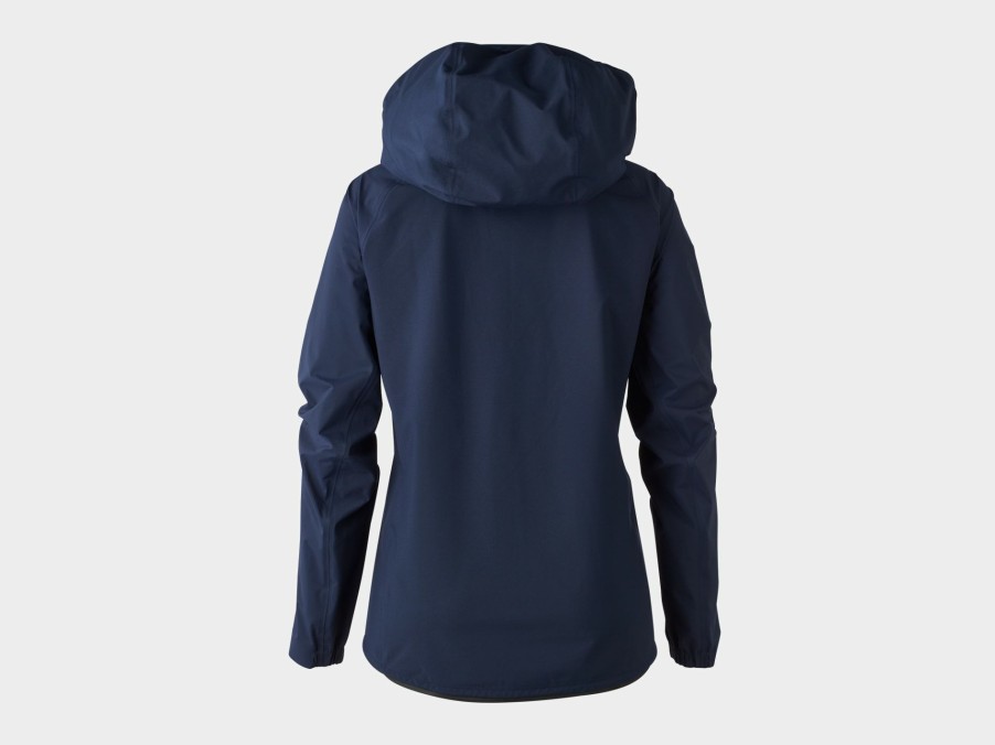 Apparel Trek Jackets & Vests | Trek Avert Women'S Mountain Bike Rain Jacket Deep Dark Blue