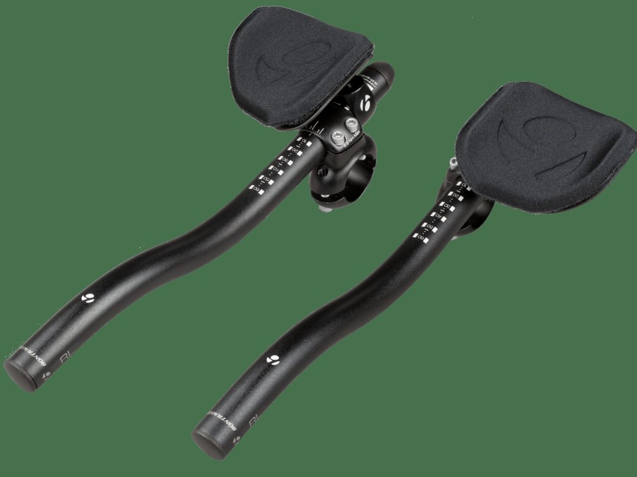 Parts Trek Handlebar Accessories | Bontrager Race Lite Aero Clip-On Handlebar Black