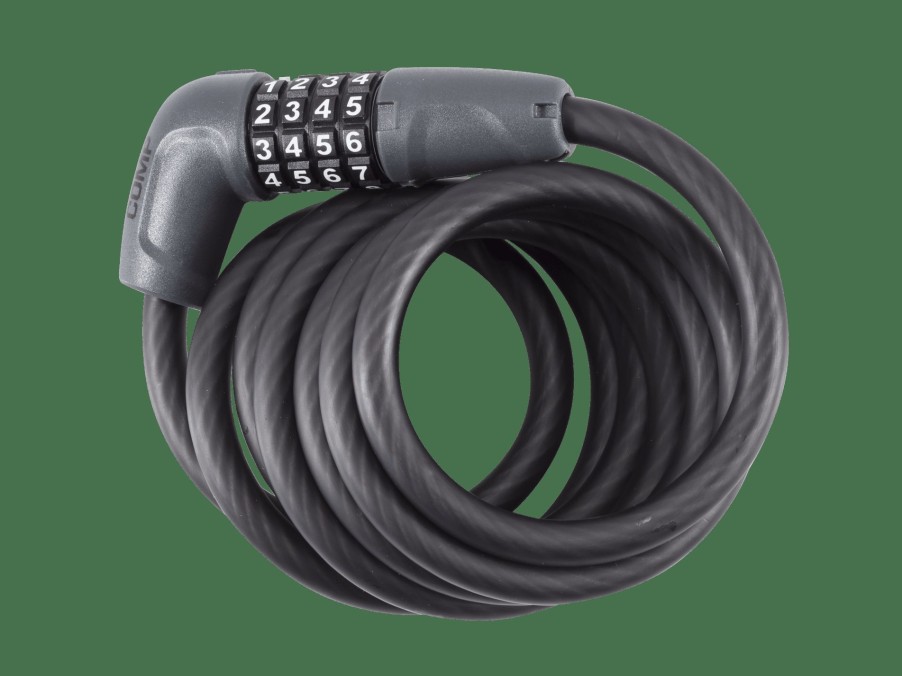 Accessories Trek Locks | Bontrager Comp Combo Cable Lock Black