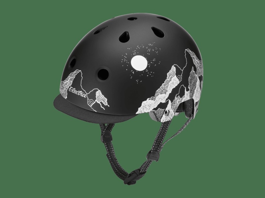 Apparel Trek Fitness & Commuter Helmets | Electra Mountain Sky Lifestyle Lux Bike Helmet Black/White