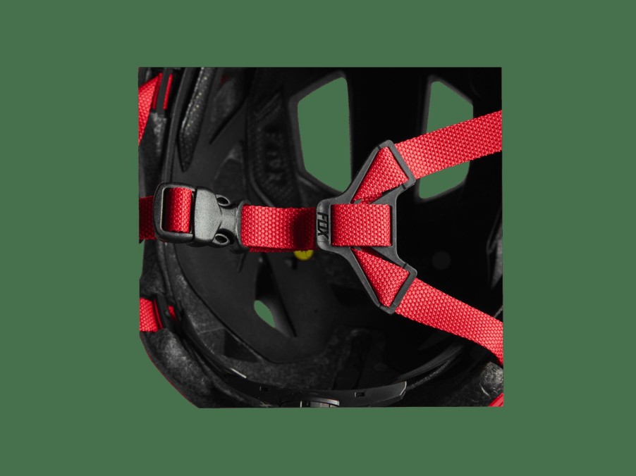 Apparel Trek Kids' Helmets | Fox Racing Mainframe Youth Bike Helmet Red