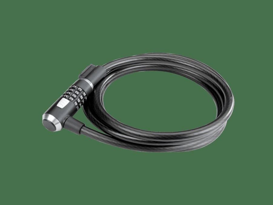 Accessories Trek Locks | Kryptonite Kryptoflex 1230 Combo Cable Lock Black