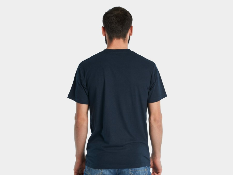 Apparel Trek T-Shirts | Trek Check Script Unisex T-Shirt Navy