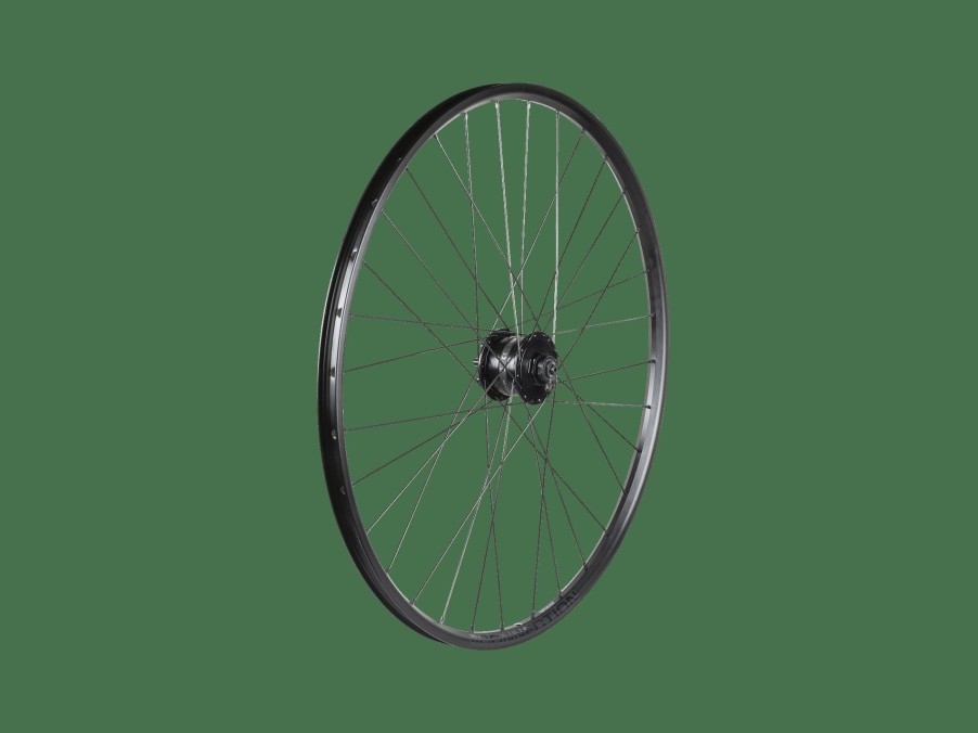 Parts Trek Road Wheels | Bontrager Approved Tlr Dynamo 6-Bolt Disc 700C Wheel Black