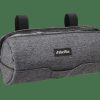 Accessories Trek Bags & Panniers | Electra Heather Charcoal Cylinder Handlebar Bag Dark Grey