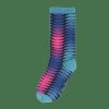 Apparel Trek Socks | Electra Eclipse Socks Turquoise/Magenta