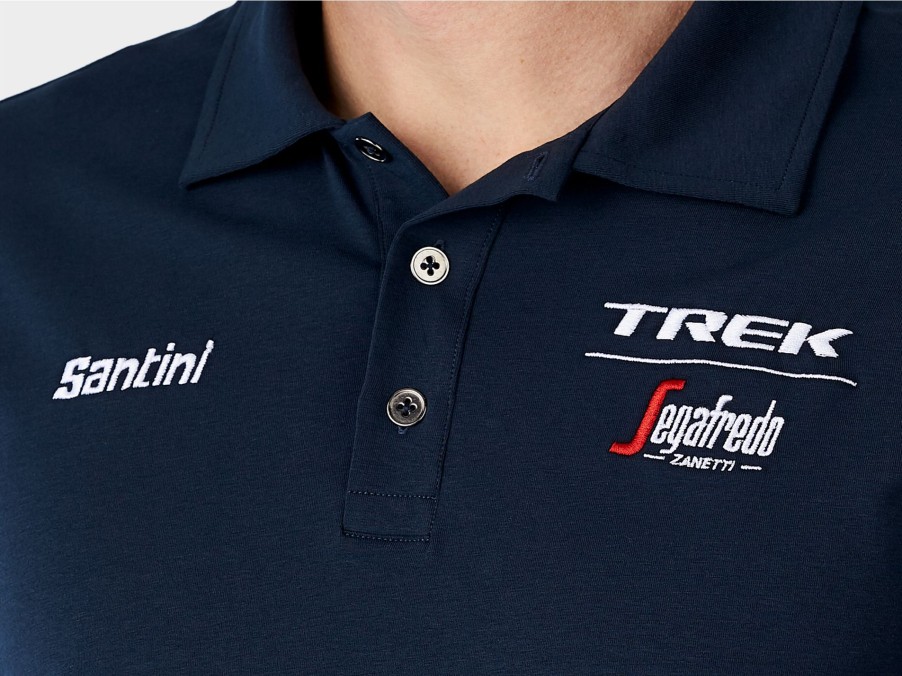 Apparel Trek T-Shirts | Santini Trek-Segafredo Men'S Team Polo Navy