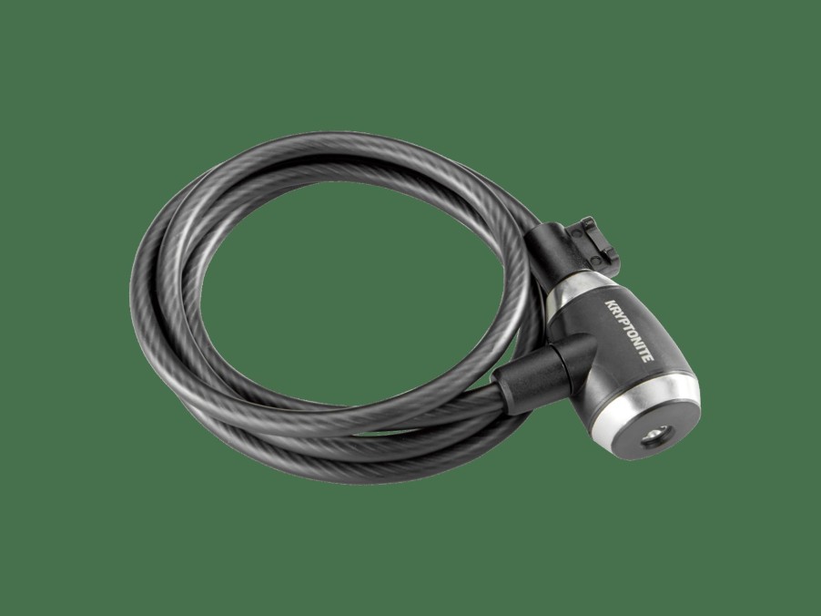 Accessories Trek Locks | Kryptonite Kryptoflex 815 Key Cable Lock Black