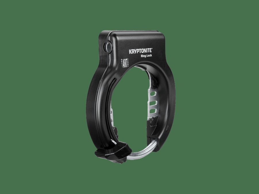 Accessories Trek Locks | Kryptonite Ring Lock With Flexible Mount Black