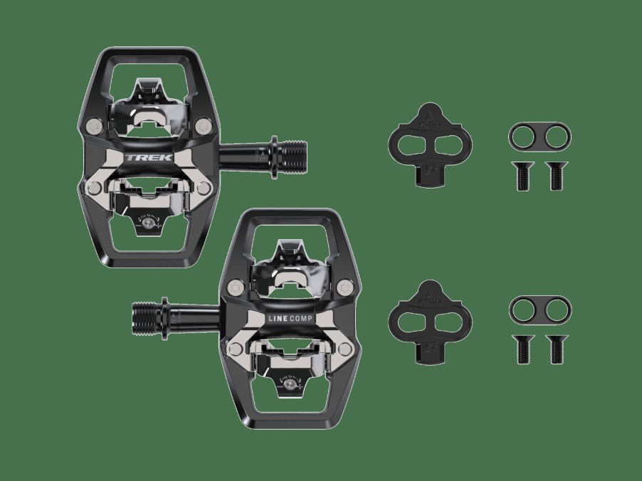 Parts Trek Pedals | Trek Line Comp Clipless Pedal Set Black