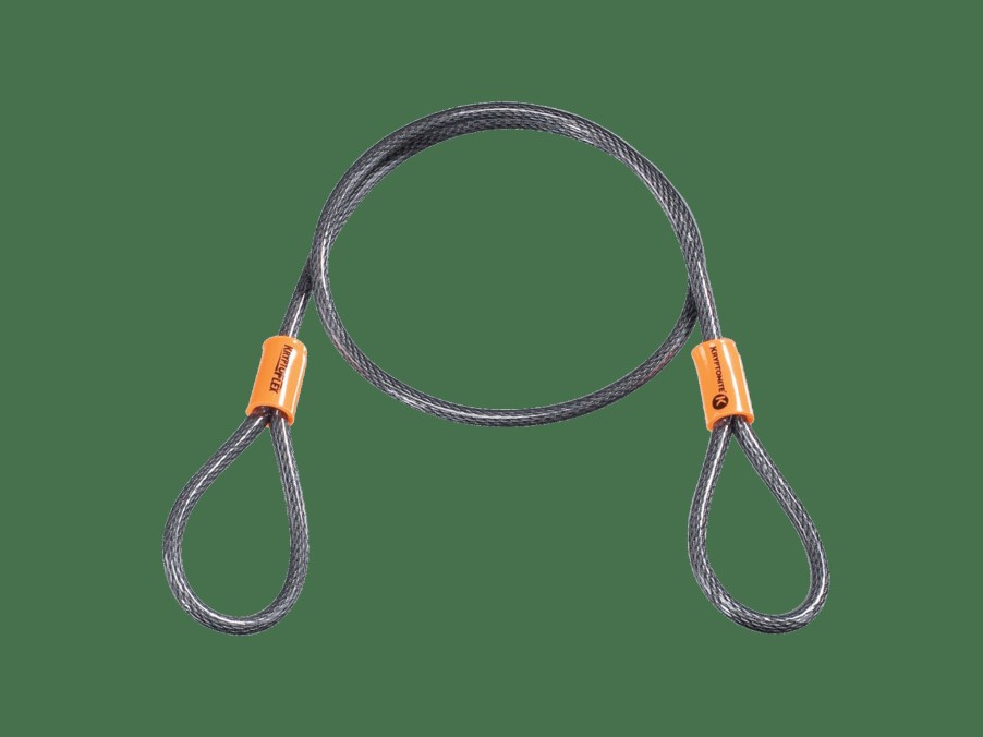 Accessories Trek Locks | Kryptonite Kryptoflex 525 Double Loop Cable Black/Orange