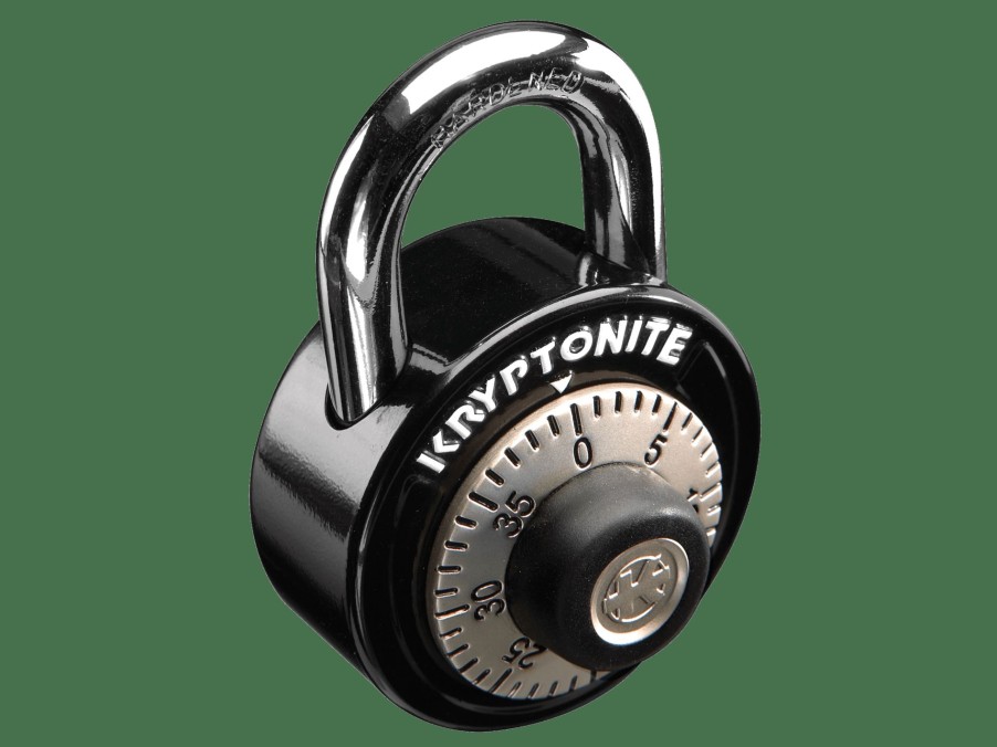 Accessories Trek Locks | Kryptonite Gripper Dial Padlock Black