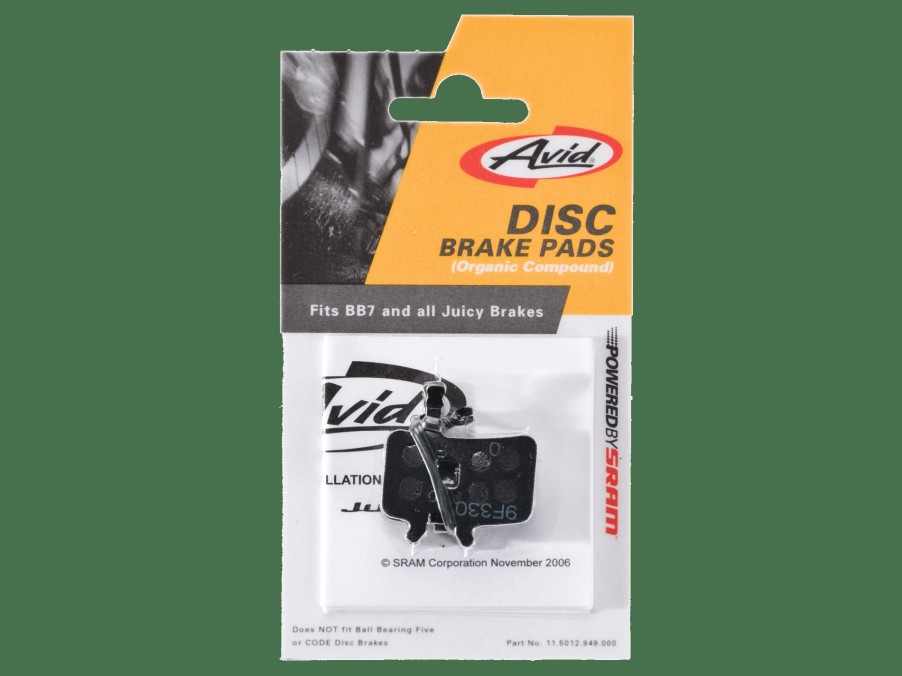 Parts Trek Brakes & Levers | Avid Bb7 Organic Disc Brake Pads Black