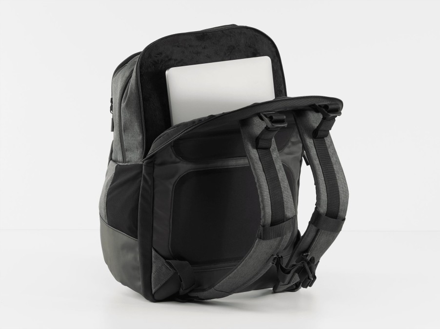 Accessories Trek Bags & Panniers | Bontrager Commuter Backpack Black