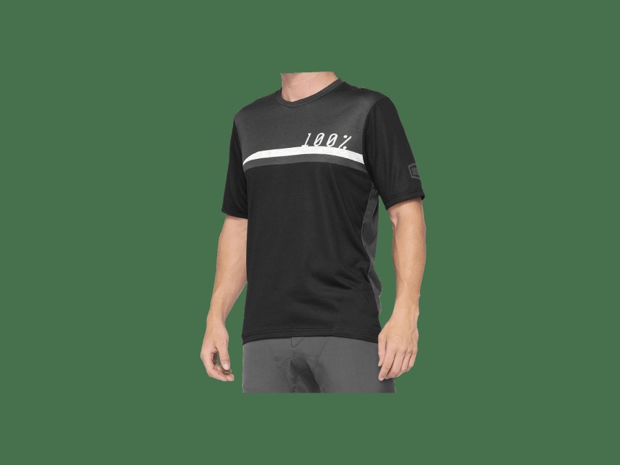 Apparel Trek Jerseys | 100% Airmatic Mountain Bike Jersey Black/Dark Grey