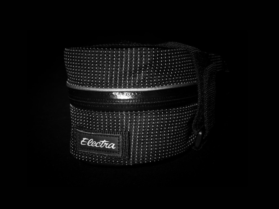 Accessories Trek Bags & Panniers | Electra Charcoal Saddle Bag Reflective