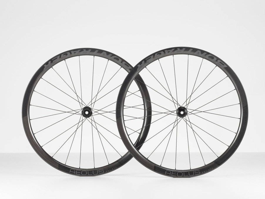 Parts Trek Road Wheels | Bontrager Aeolus Rsl 37V Tlr Disc Road Wheel Black