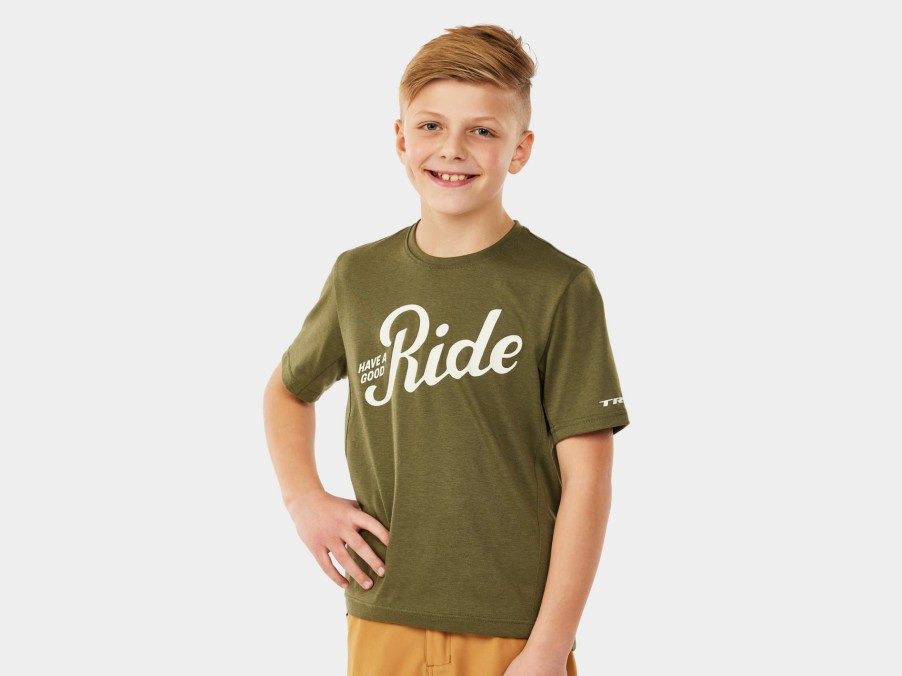 Apparel Trek Kids' Bike Apparel | Trek Evoke Youth Mountain Bike Tech Tee