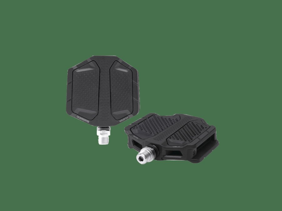 Parts Trek Pedals | Shimano Pd-Ef205 Flat Pedal Set Black