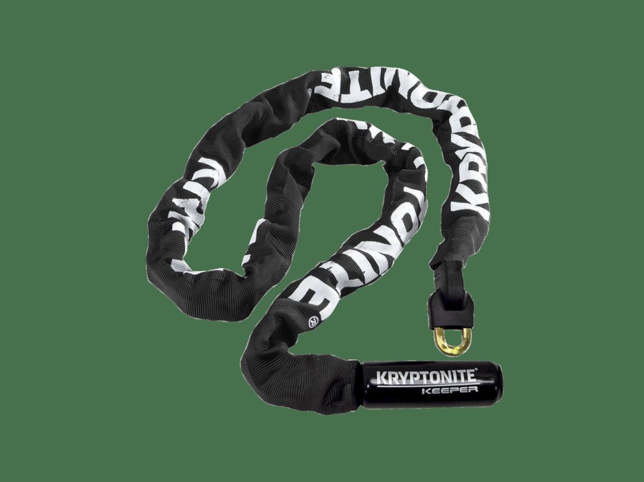 Accessories Trek Locks | Kryptonite Keeper 712 Integrated Chain Lock Black