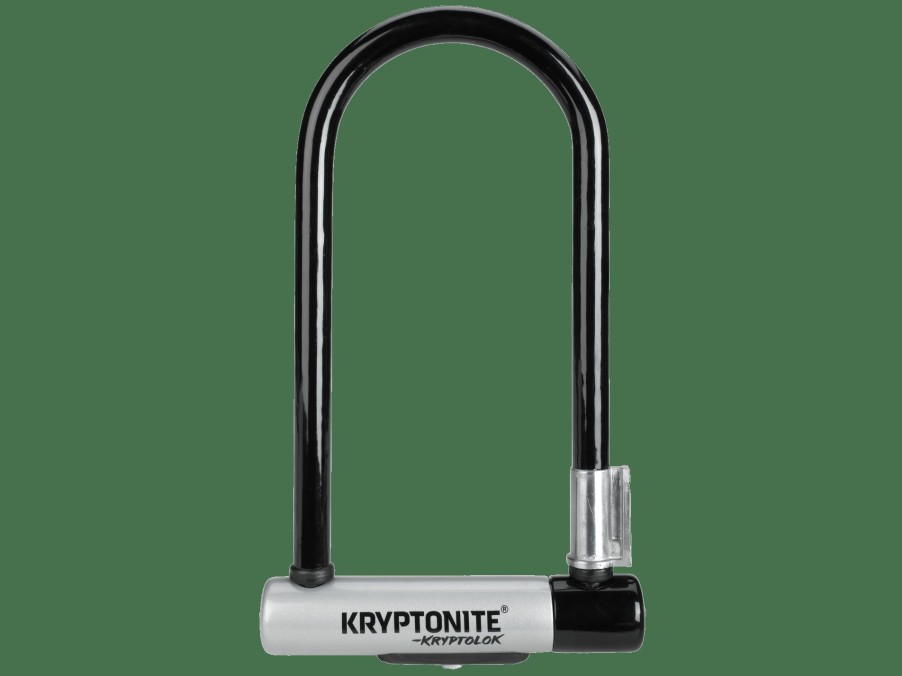 Accessories Trek Locks | Kryptonite New-U Kryptolok Standard U-Lock Black